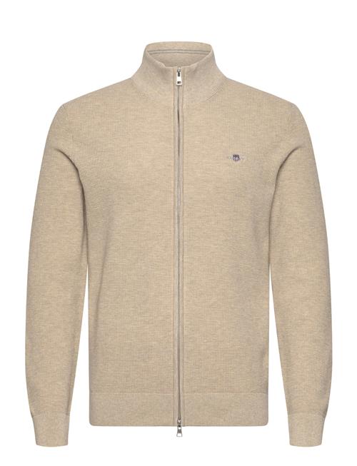 GANT | Waffle Knit Zip Cardigan | XXL