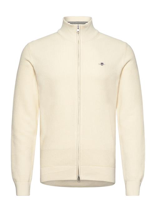GANT | Waffle Knit Zip Cardigan | M