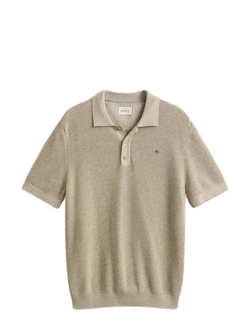 GANT | Micro Textured Cotton Ss Polo | XL