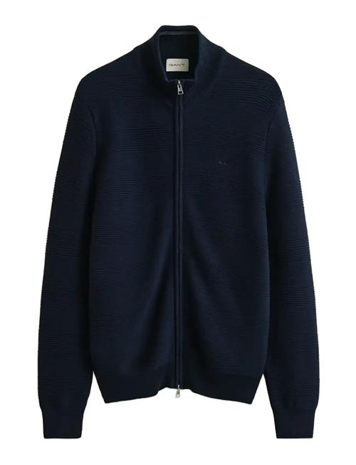 GANT | Cotton Texture Zipped Cardigan | L