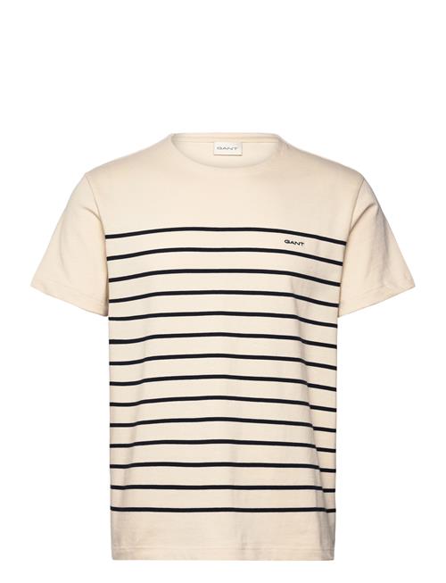 GANT | Placed Stripe Ss Tshirt | L