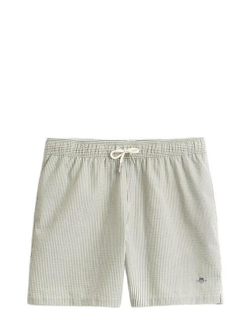 GANT | Striped Seersucker Swim Shorts | S