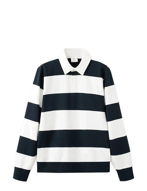Mango | Striped Polo Sweatshirt In 100 Cotton | XXL