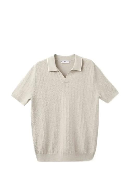 Mango | Structured Fine-Knit Polo Shirt | XL