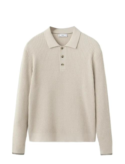 Mango | Cotton-Blend Braided Knitted Sweater | M