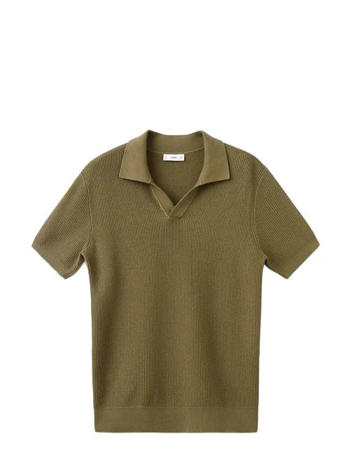 Mango | 100 Cotton Knitted Polo Structure | L