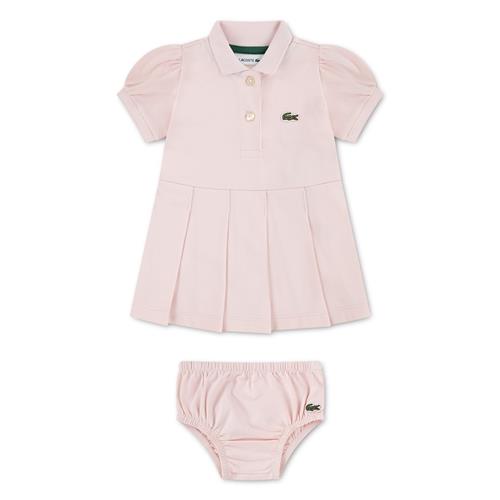 Lacoste Plisseret Kjole Nidus  Nidus 68 cm  Lyserød  68 cm  kvinde