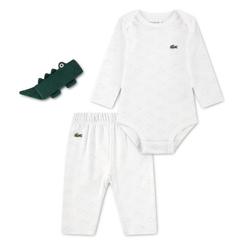 Lacoste Gavesæt Farine  Farine 56/68 cm  Hvid  56/68 cm  mand