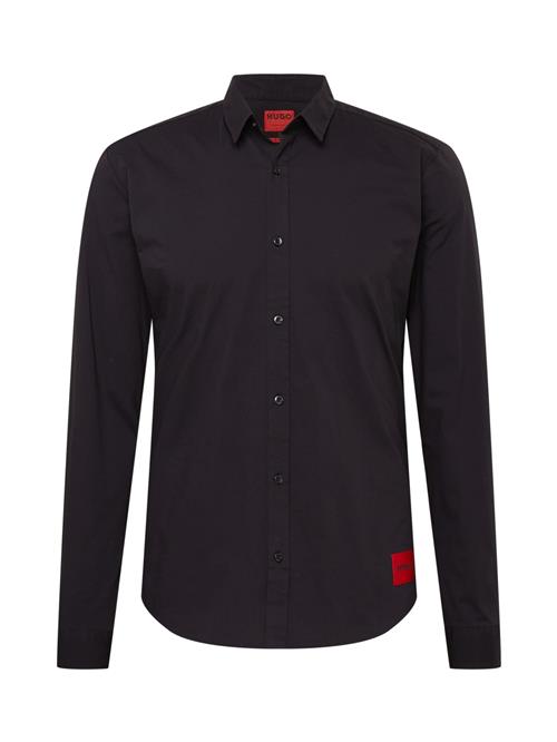 HUGO Skjorte 'Ero3'  rød / sort