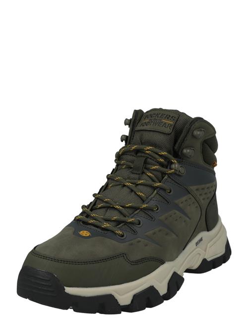 Dockers by Gerli Snørestøvler  mørkegrøn / sort