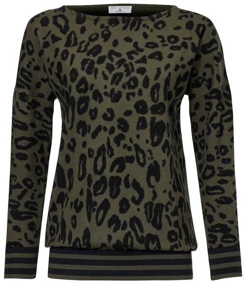 heine Pullover  oliven / sort