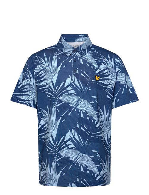 Lyle & Scott Sport | Golf Leaf Print Polo | XL