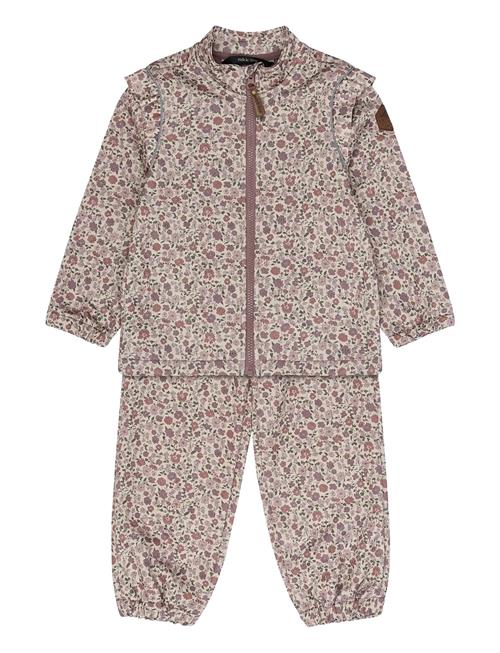 mikk-line | Soft Thermal Set Warm Frill Aop | 86