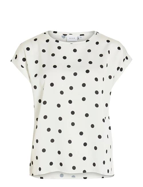 Vila | Viellette S/S Full Satin Top - Noos | 42