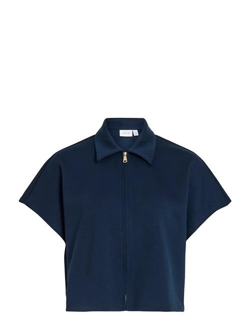 Vila | Visiffi Collar S/S Zipper Top/Pb | XL