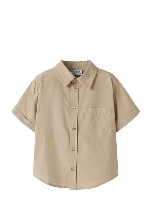 name it | Nmmfilip Ss Nreg Shirt Pb | 122-128