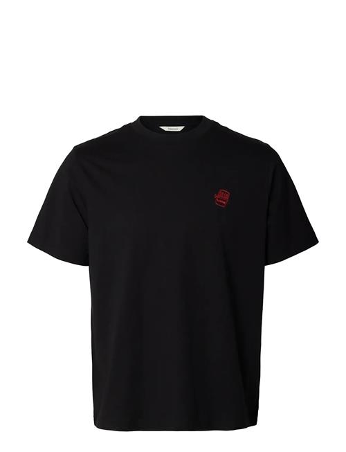 Selected | Slhreg-Ripley Ss Emb Tee Ex | M