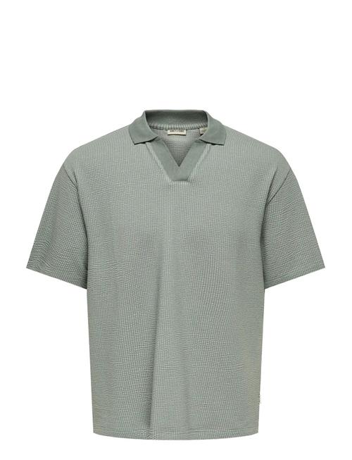 ONLY & SONS | Osjkian Life Rlx Ss Strp Polo Jrs | 170-176