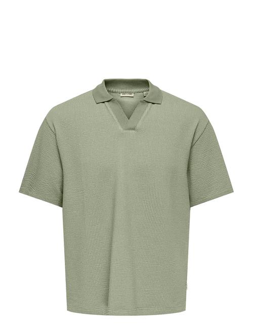 ONLY & SONS | Osjkian Life Rlx Ss Strp Polo Jrs | 158-164