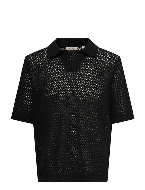 ONLY & SONS | Onsnyle 5 Ss Split Polo Knit Cs | L