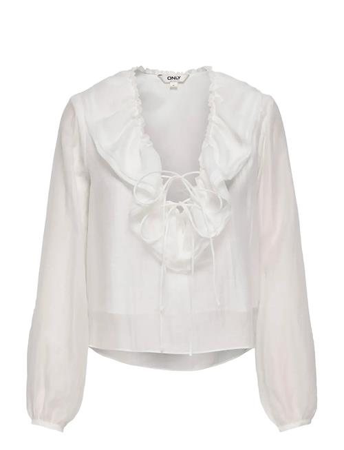 ONLY | Onlteagan Ls Sheer Ruffle Top Wvn | M