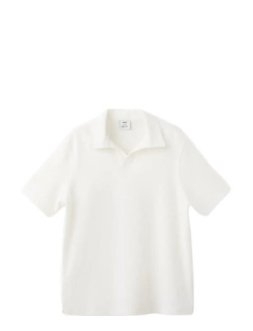 Mango | Regular-Fit Textured Polo Shirt | L
