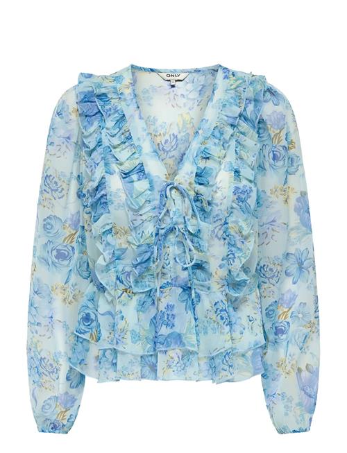ONLY | Onlvictoria Ls Frill Top Wvn Ex | L