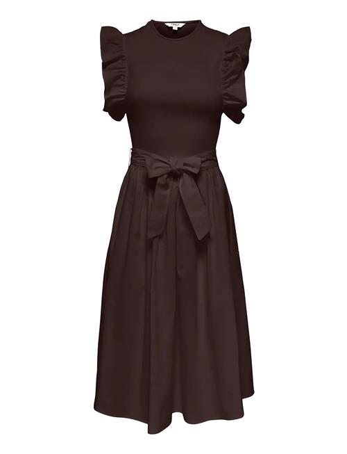 ONLY | Onlavalora S/L Long Belt Dress Wvn Ex | S