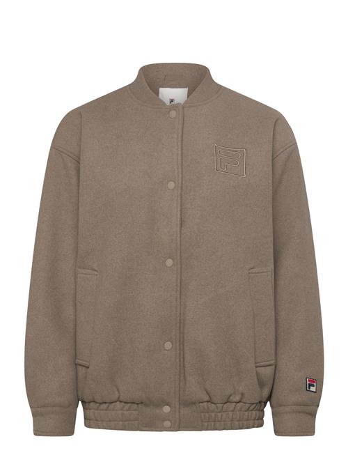 FILA | Como Oversized Felted Varsity Jacket | S