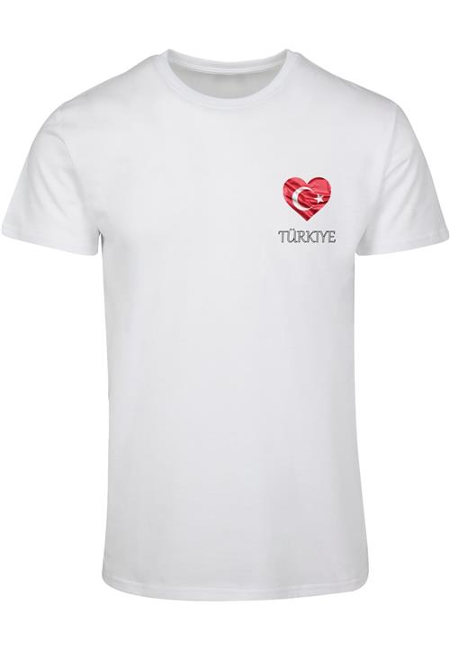 Merchcode Bluser & t-shirts 'Football - Turkey'  rød / sort / hvid