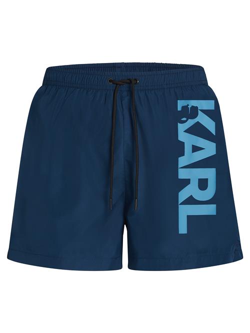 Karl Lagerfeld Badeshorts  marin / lyseblå
