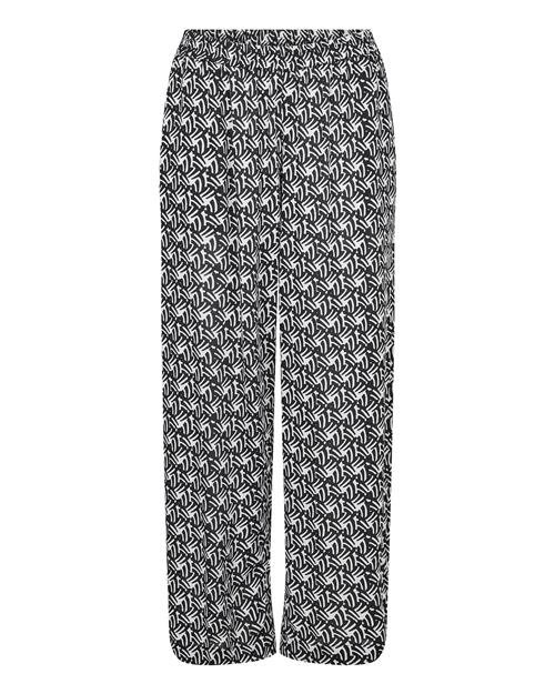 Kaffe Bukser 'Sanne'  sort / hvid