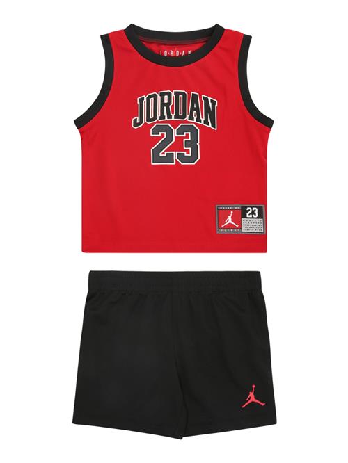 Jordan Sæt  grå / rød / sort / hvid