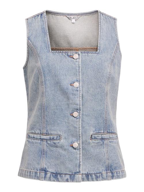 OBJECT Bluse 'OBJJen'  blue denim