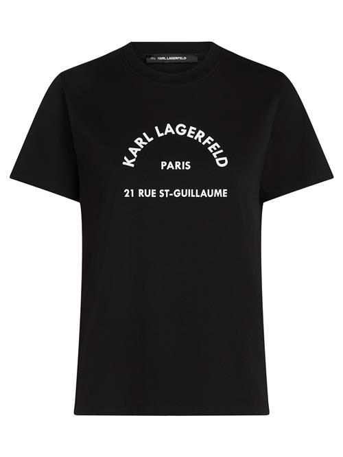 Karl Lagerfeld Shirts 'Rue St-Guillaume'  sort / hvid