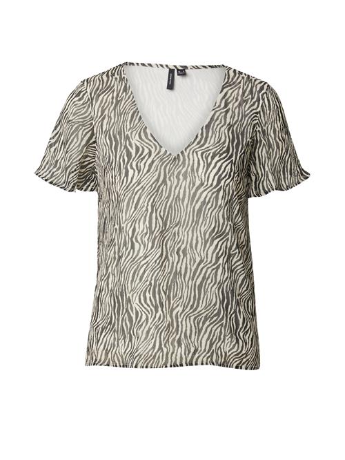 VERO MODA Bluse 'VMSMILLA'  sort / hvid