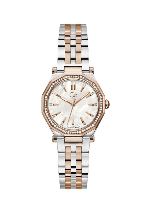 Gc Analogt ur  rosa guld / sølv