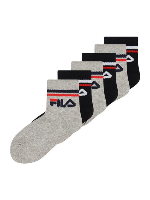 FILA Sokker  grå-meleret / rød / sort / hvid