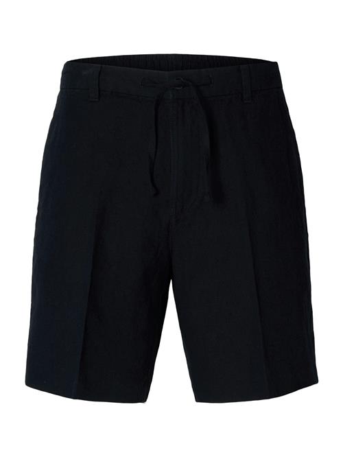 SELECTED Bukser med fals 'SLHLEROY'  natblå