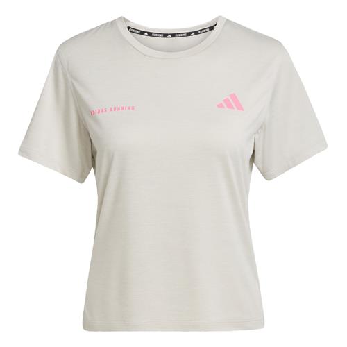 ADIDAS PERFORMANCE Funktionsbluse 'Own The Run'  lysegrå / lys pink