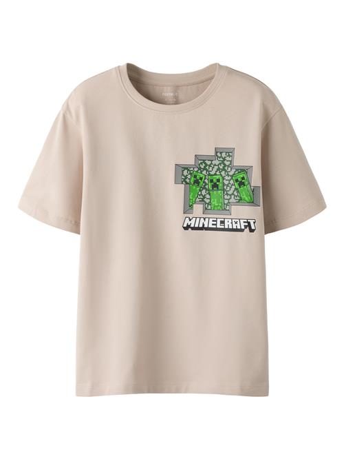 NAME IT T-Shirt Asant Minecraft Chateau Gray