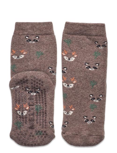 Melton | Forest Sock Anti-Slip Let's Go | 15/16