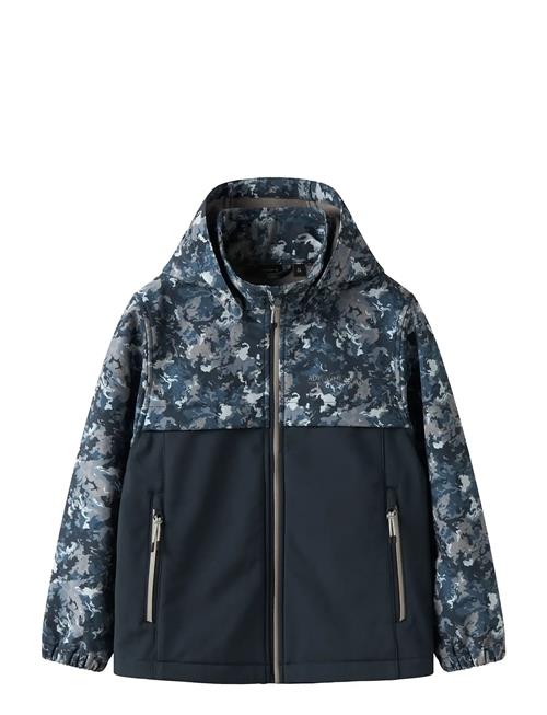 name it | Nkmalfa08 Softshell Jacket Block Aop Fo | 140