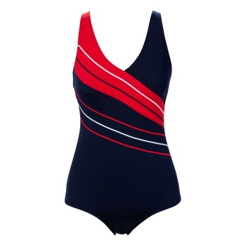Trofé Trofe Chlorine-resistant Swimsuit Marine/Rød polyester 46 Dame