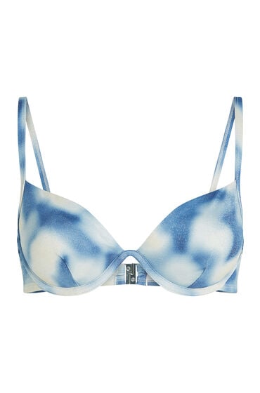Hunkemöller Ikke-formstøbt bikinitop med bøjle Lagoa Blå
