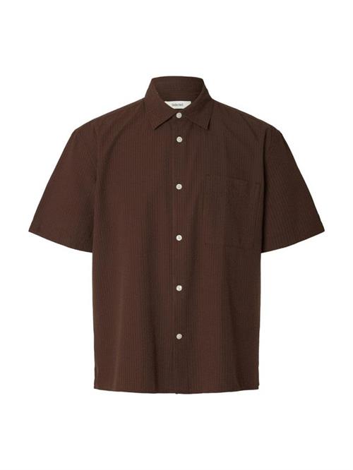 SLHRLXSTUART SEERSUCKER SS SHIRT