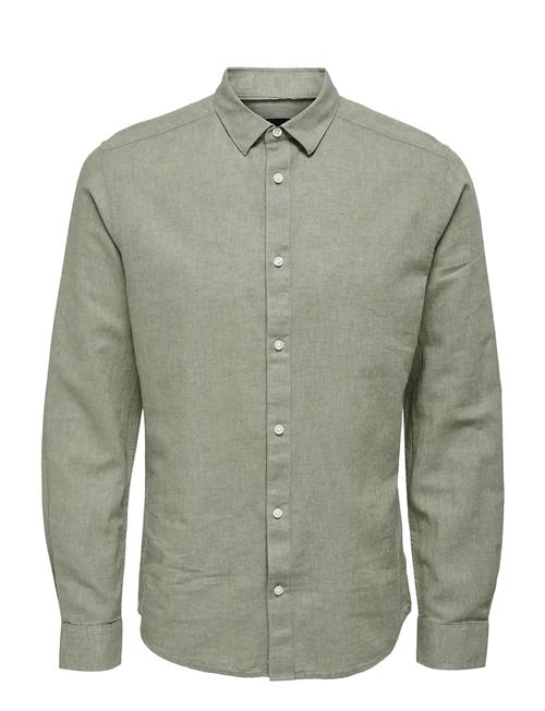 ONLY & SONS | Onscaiden Ls Solid Linen Shirt Noos | XL