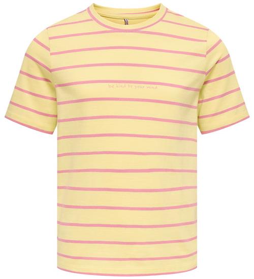 Kids Only T-shirt - KogHelle - Sunlight/Rose Elegance/Print Kind