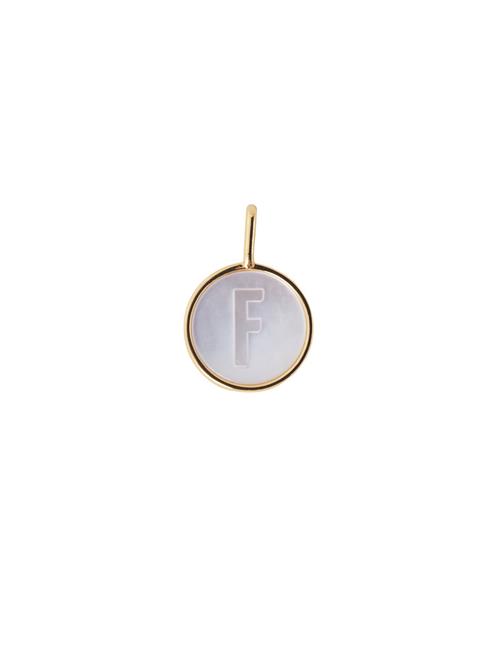 Design Letters | Pearl Charm Gold A-Z | ONE SIZE