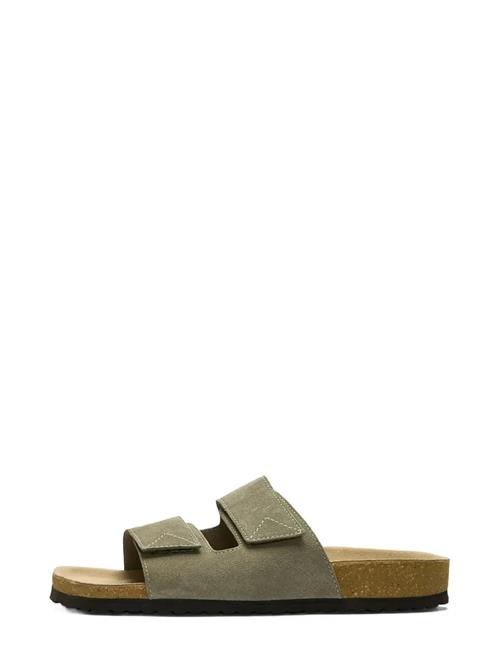 Selected | Slmbastian Suede Strap Slider | 40